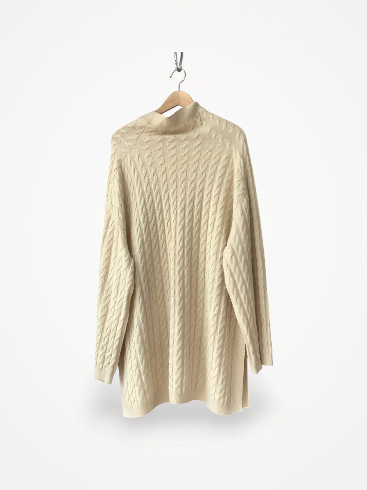Toteme Long Wool Cashmere Knit Sweater