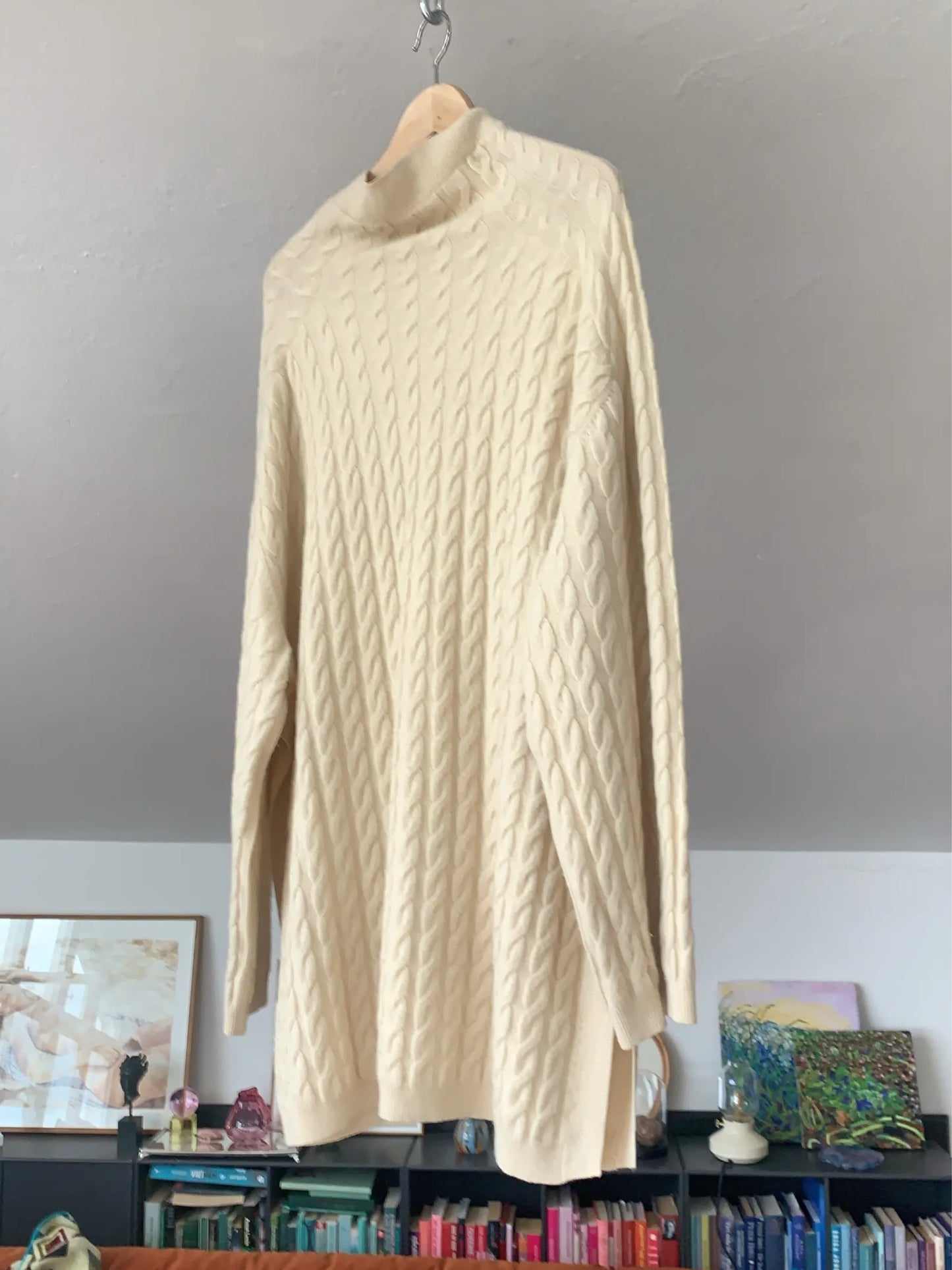 Toteme Long Wool Cashmere Knit Sweater