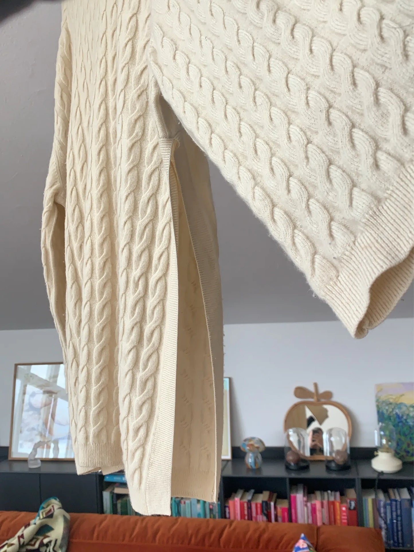 Toteme Long Wool Cashmere Knit Sweater