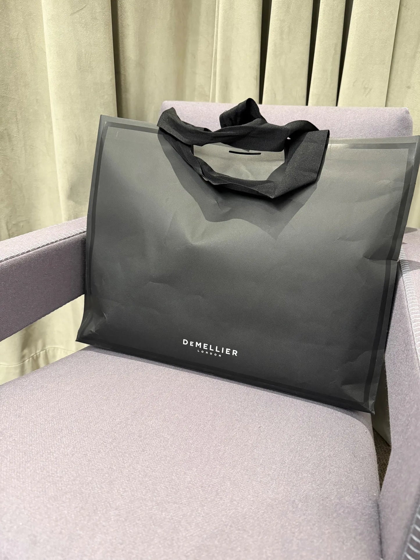 Demellier Miami Suede-handväska NWT