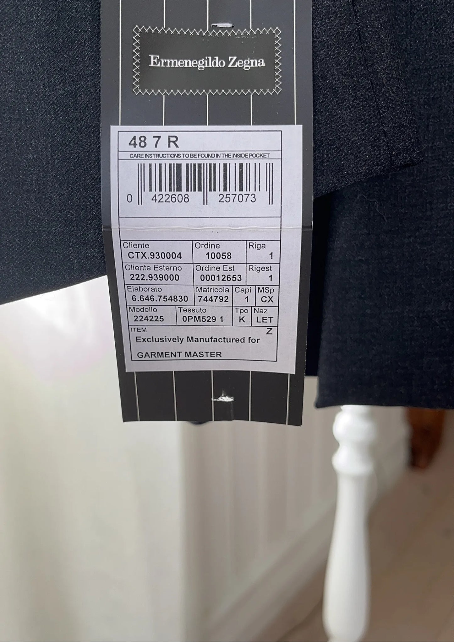 Ermenegildo Zegna-sidenkostym NWT