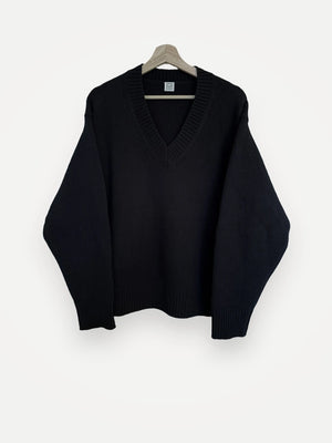 Toteme V- Wool Cashmere Knit Sweater
