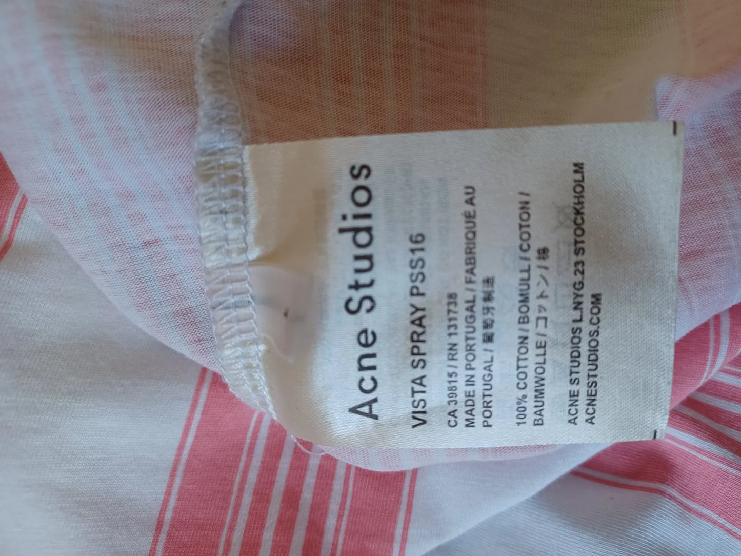 Acne Studios-t-shirt