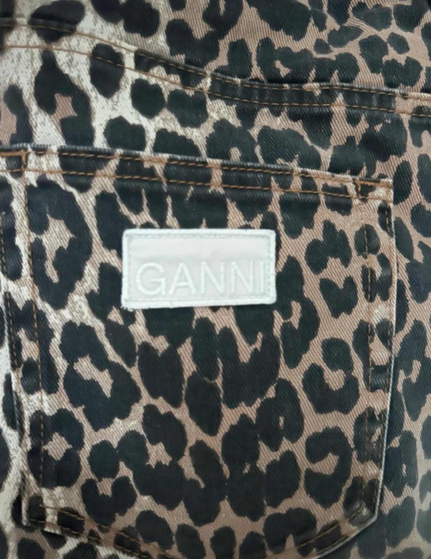Ganni Betzy Crooped-byxor