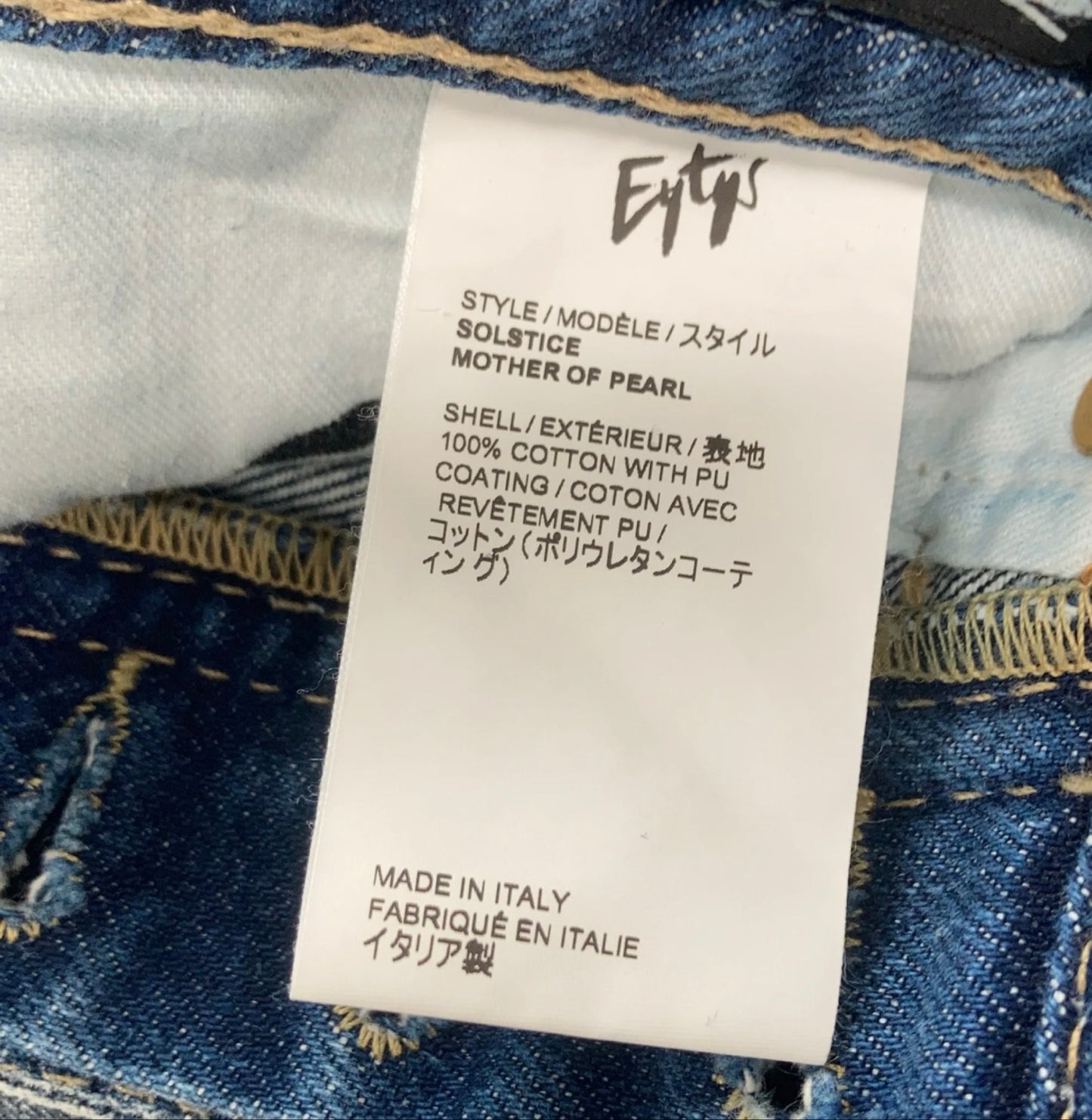 Eytys Solstice Mother Of Pearl-jeans