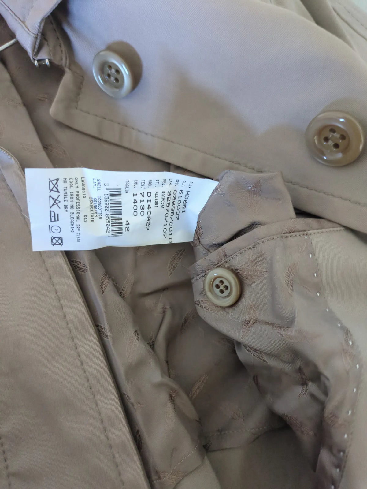 Allegri Raincoat Trenchcoat