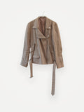 Filippa K Toni Linen Biker-linnejacka