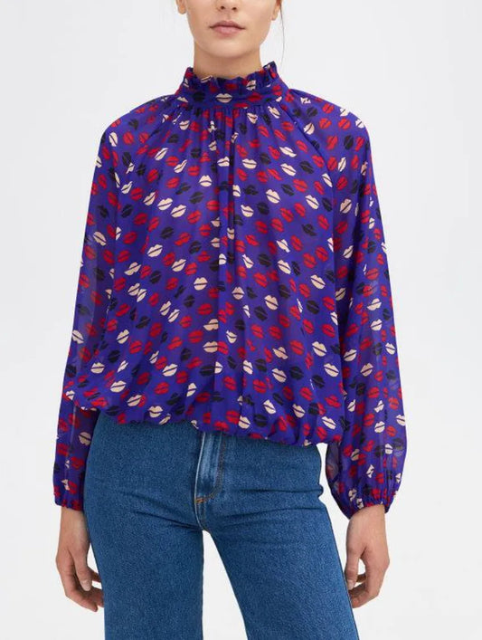 Rodebjer Groa-sidenblus