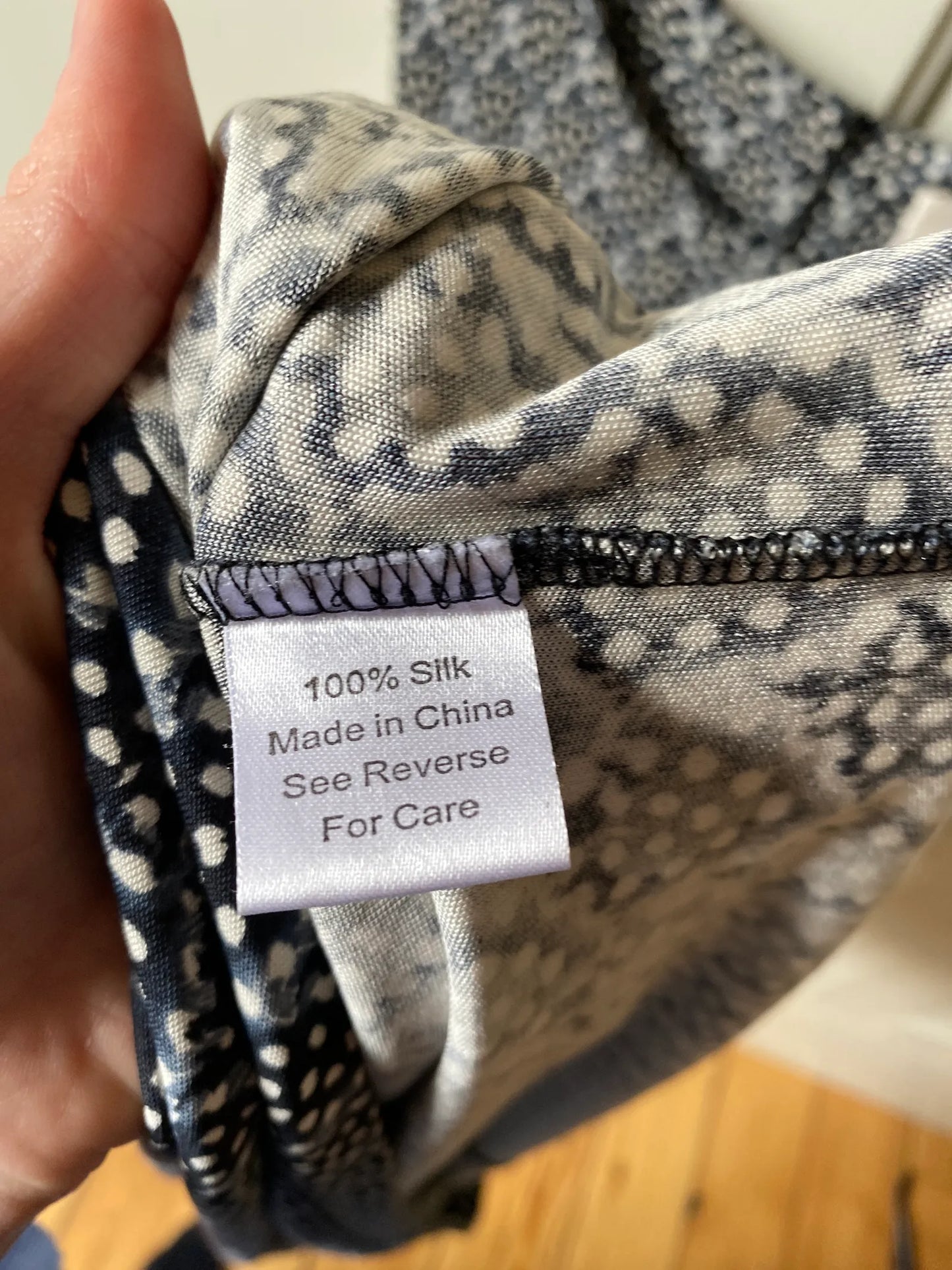 Mayla-sidenklänning
