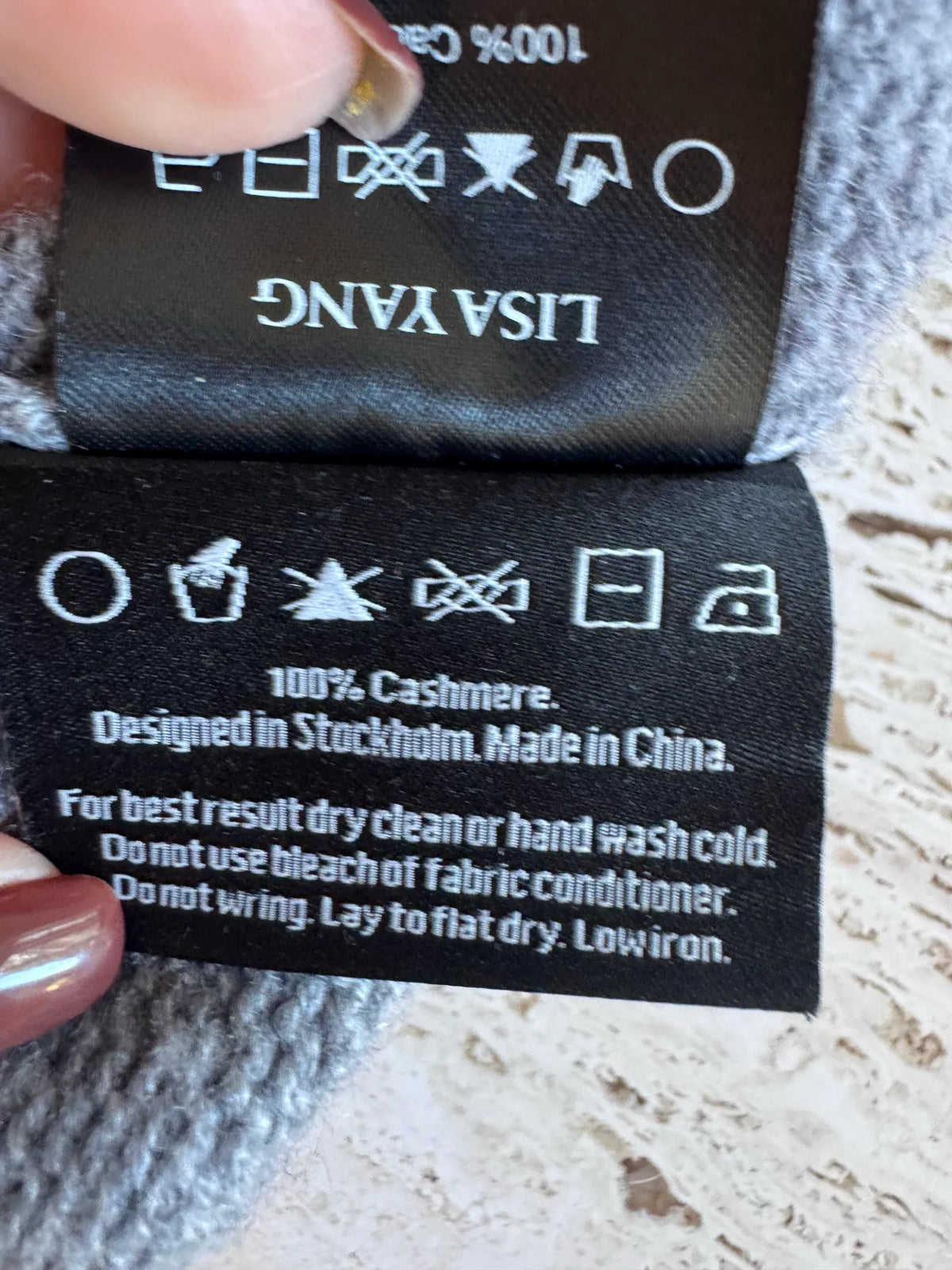 Lisa Yang-kashmirväst