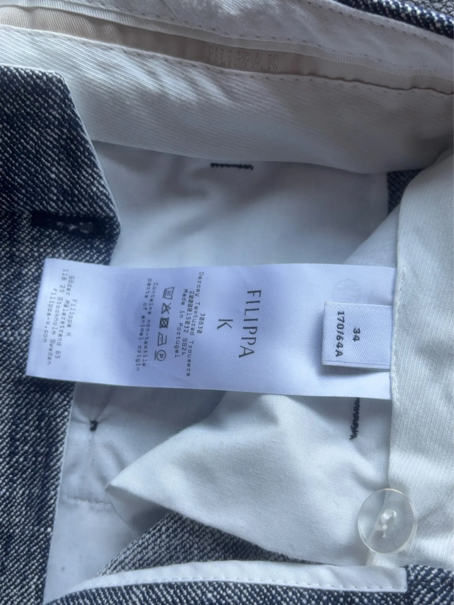 Filippa K Darcey Textured Trousers