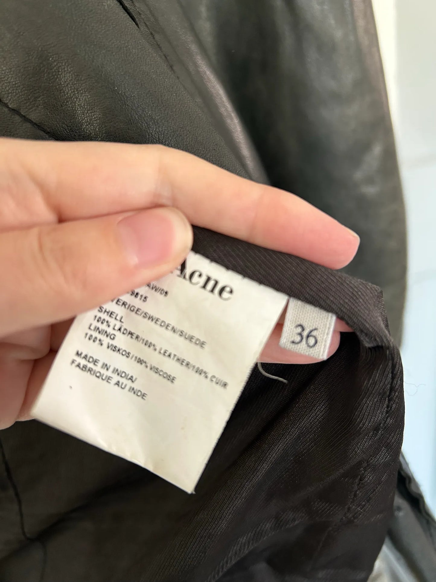 Acne Studios Smith Leather jacket