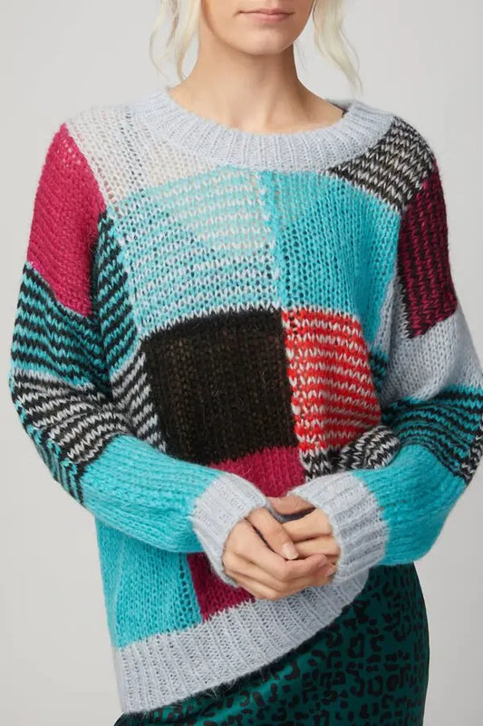 Stine Goya Gingham Knitwear Sweater