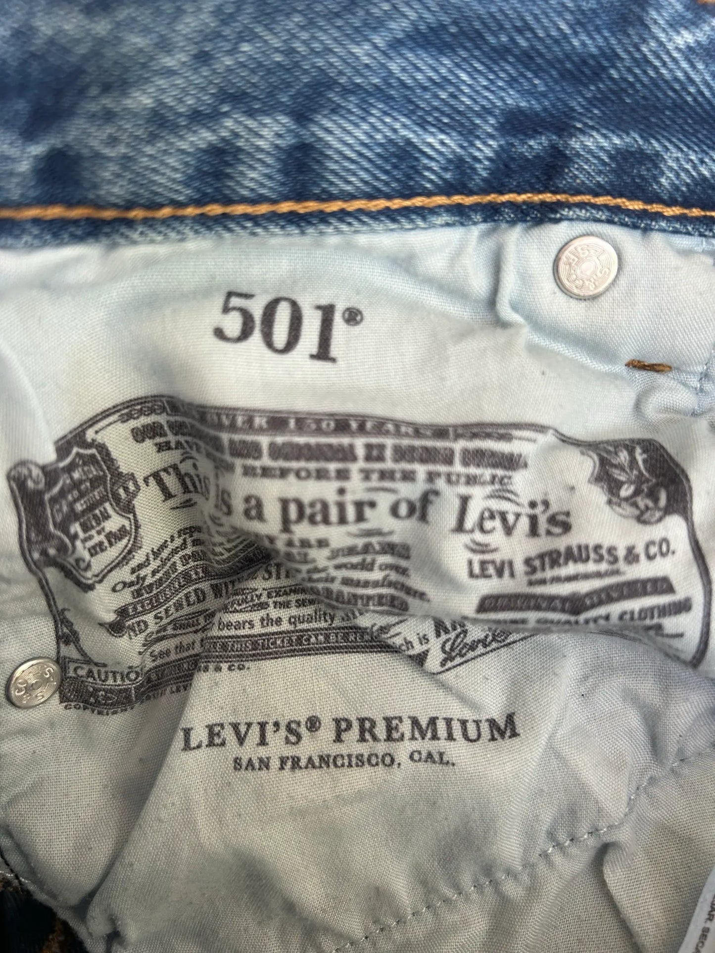 Levi's Levis 501 90s Worn In Blue-jeans