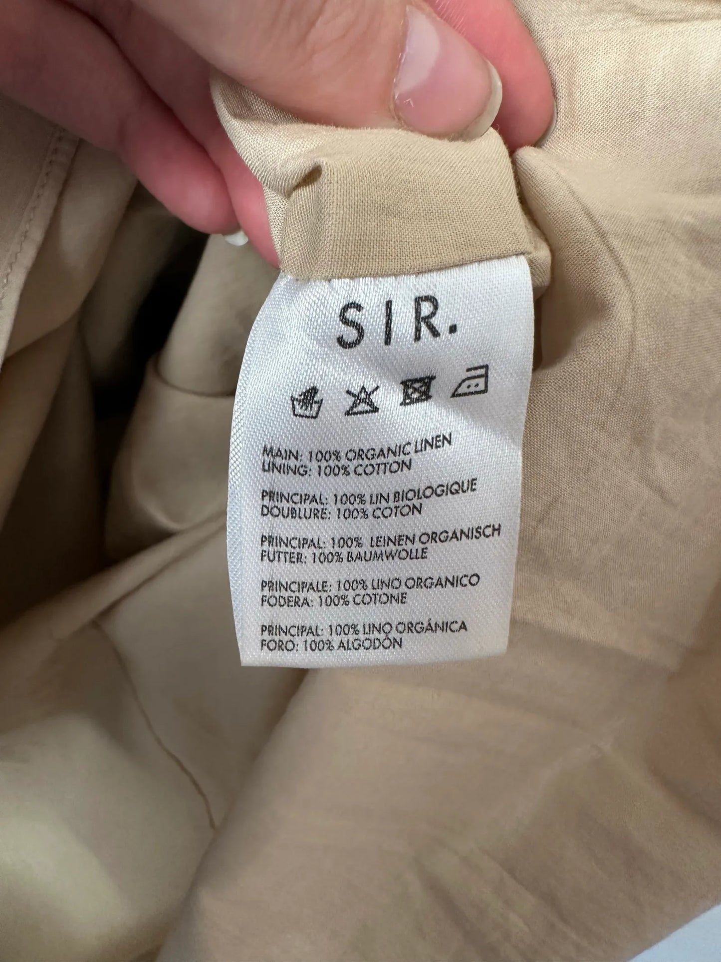 Sir-linneklänning