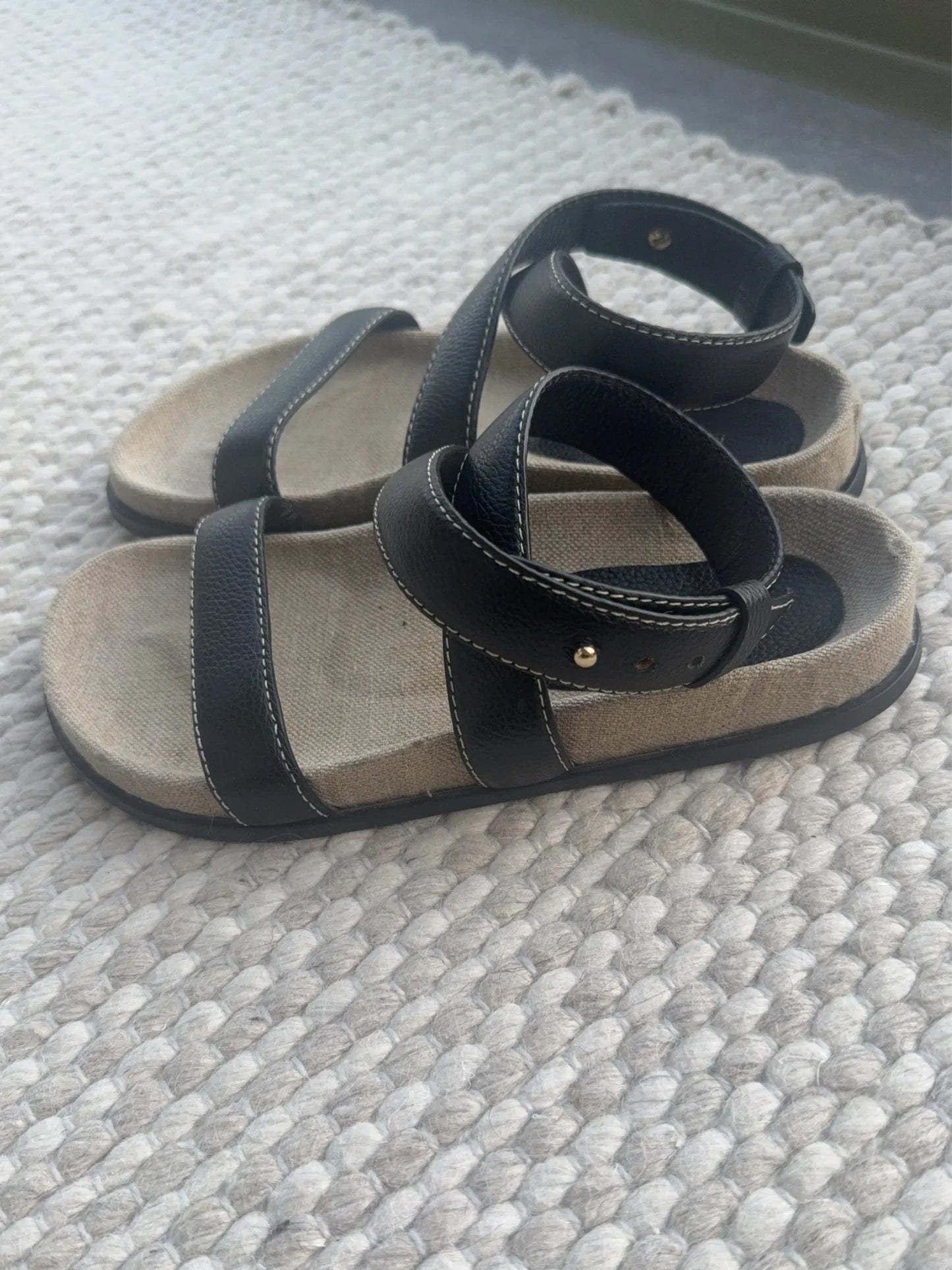 Toteme Pebbled Sandals
