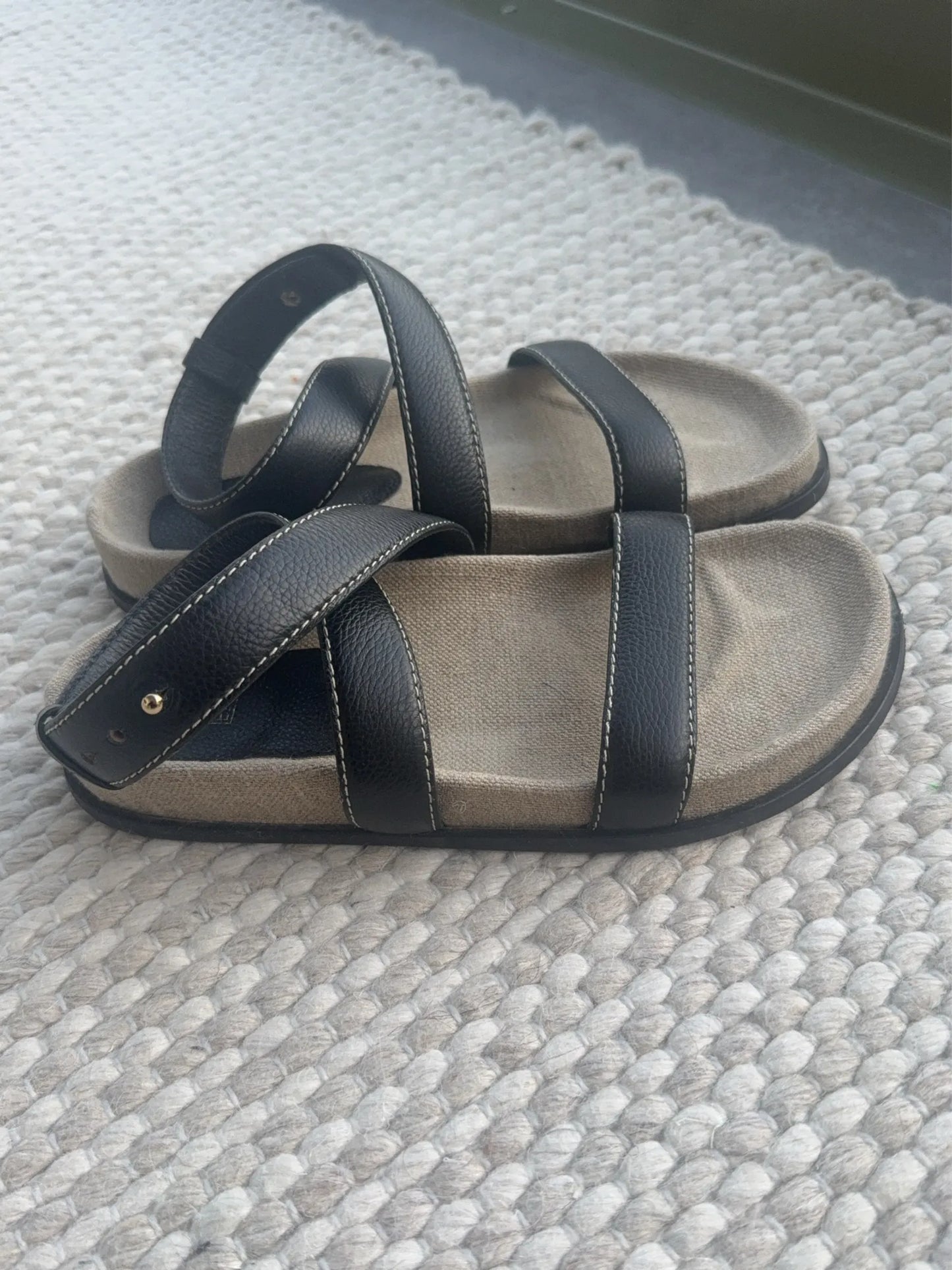 Toteme Pebbled Sandals