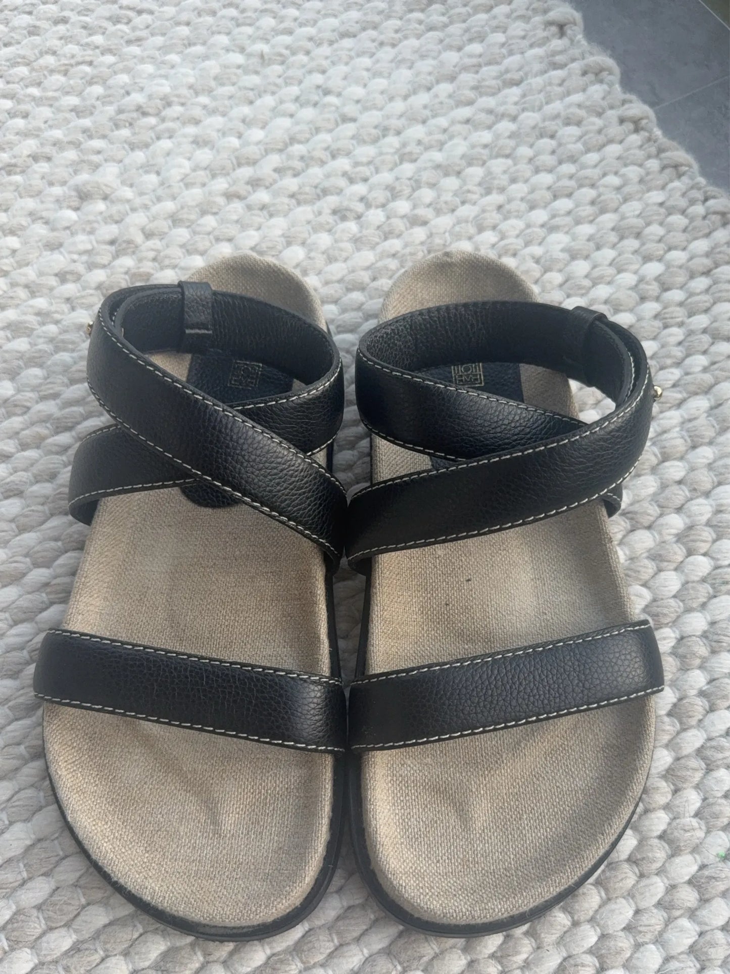 Toteme Pebbled Sandals