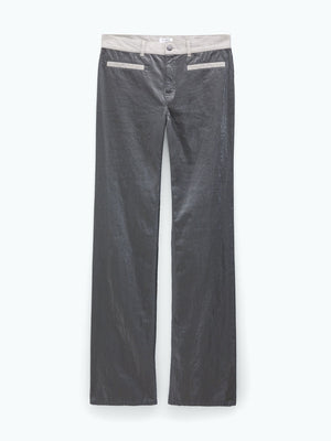 Filippa K Straight Metallic-linnebyxor NWT