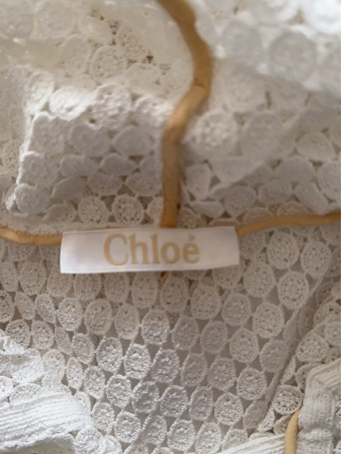 Chloé 15eht78-1se102-poncho NWOT