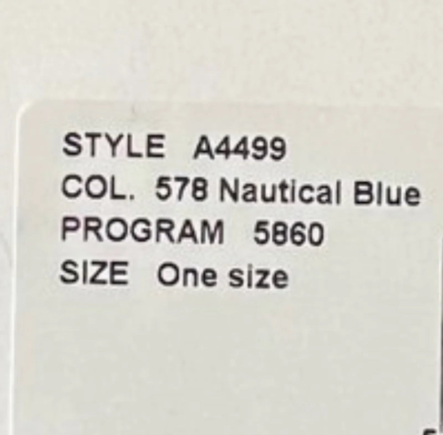Ganni Gani A4499 Nautical Blue-halsduk NWOT