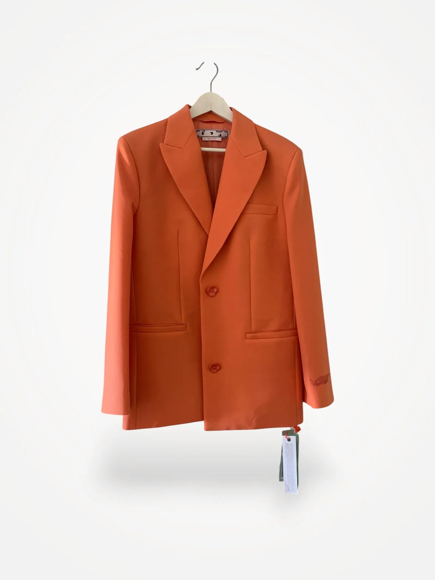 Off-White Seasonal Tomboy Coral Blazer