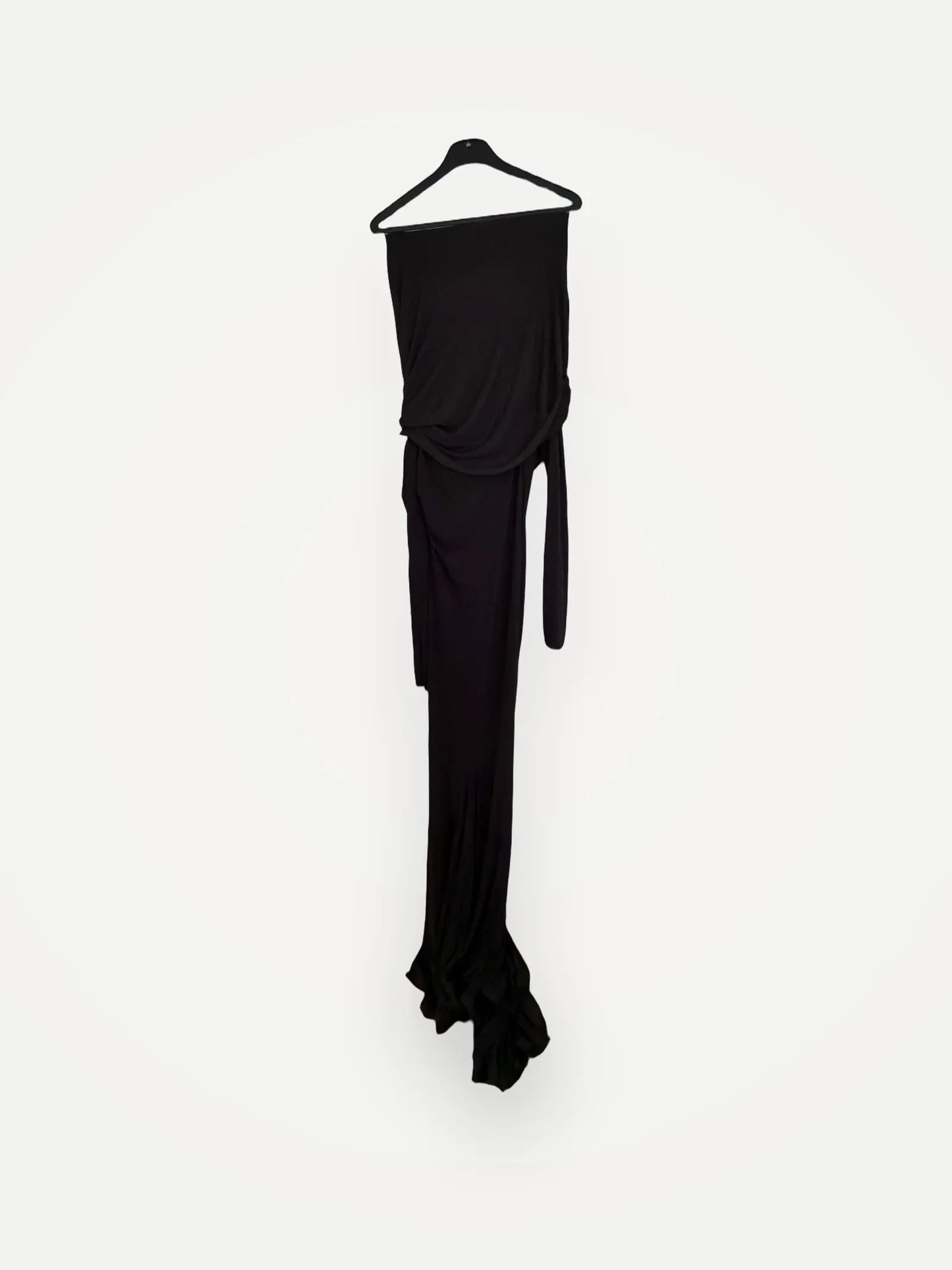 Entire Studios Bound Off-shoulder Draped Gown Dress