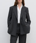 Dagmar Classic Wool Db Pinstripe-ullkavaj