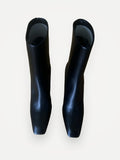 Toteme Bar Glossy Leather Black-skinnboots NWOT
