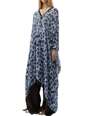 Rodebjer Agave Violet Ditsy Kaftan