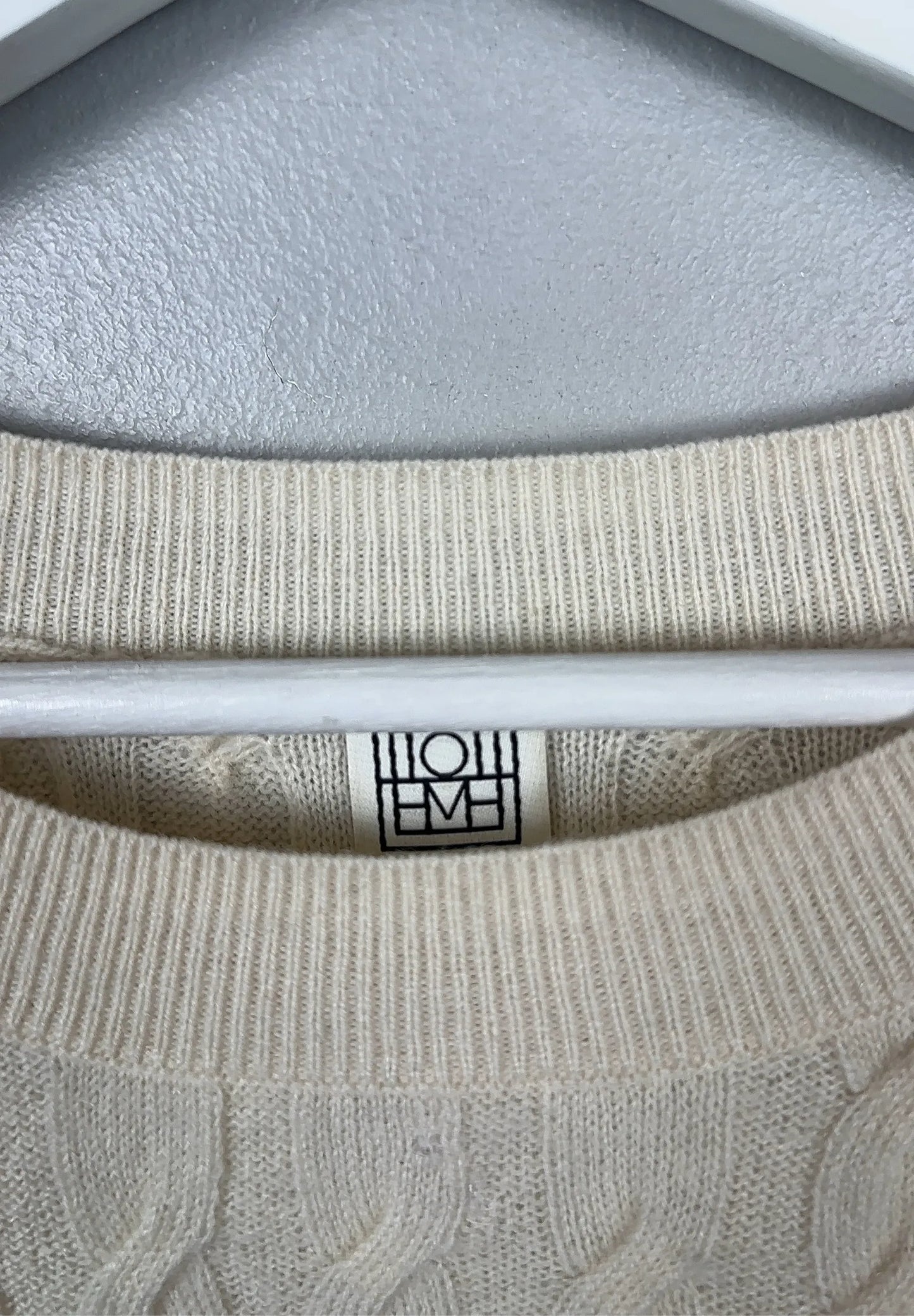 Toteme Cashmere Cable Knit Sweater