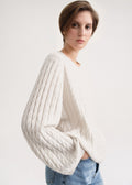 Toteme Cashmere Cable Knit Sweater