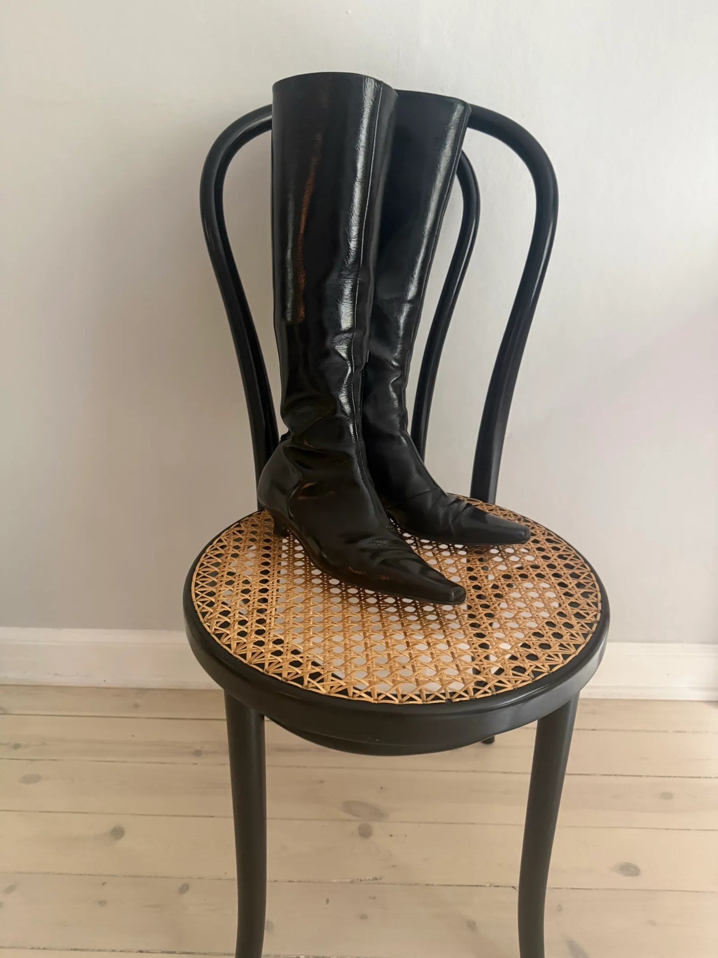 Toteme The Slim Leather Knee-high- Boots