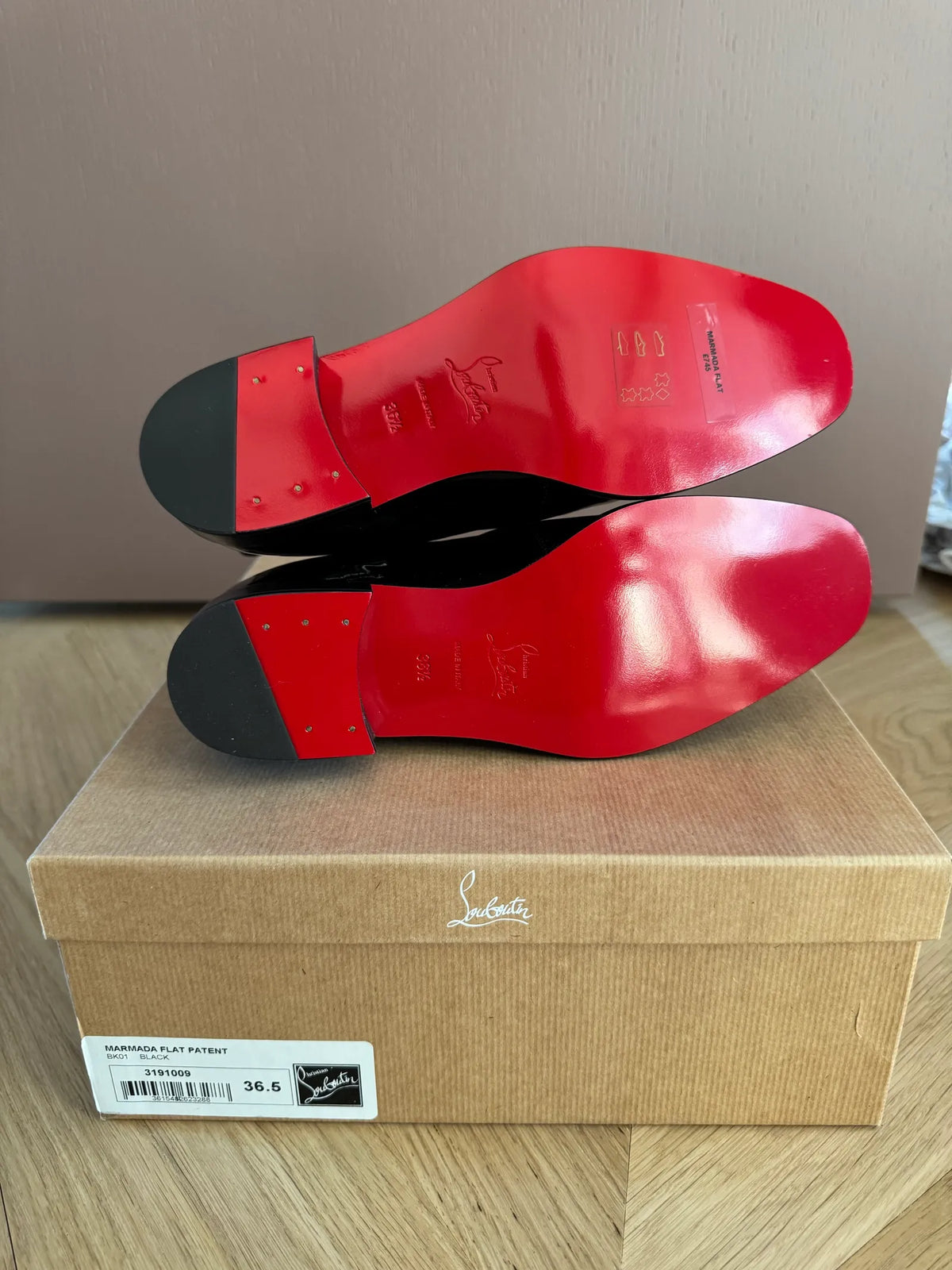 Christian Louboutin Marmada Flat Patent Boots