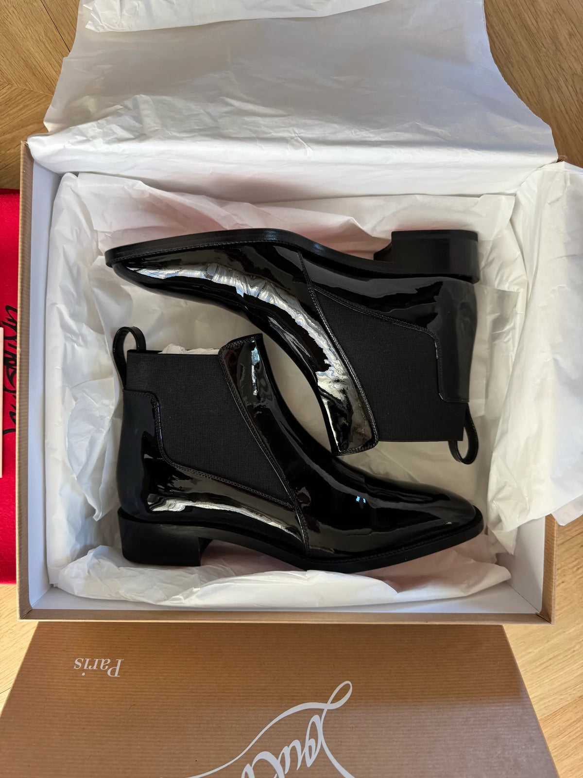 Christian Louboutin Marmada Flat Patent Boots