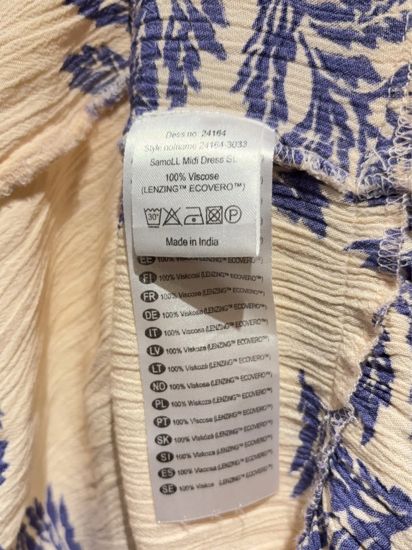 Lollys Laundry Samoll Mididtedd-klänning