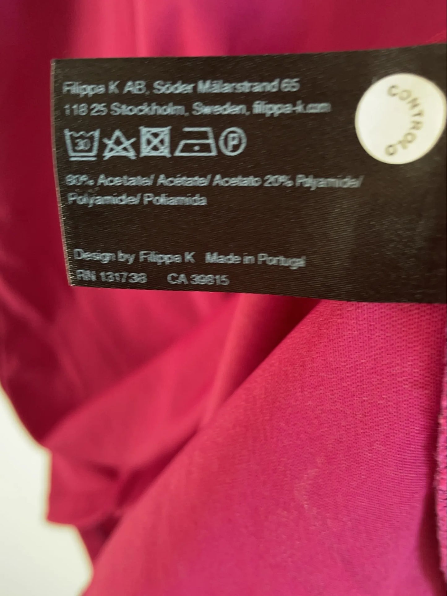 Filippa K Crepe Belt-klänning