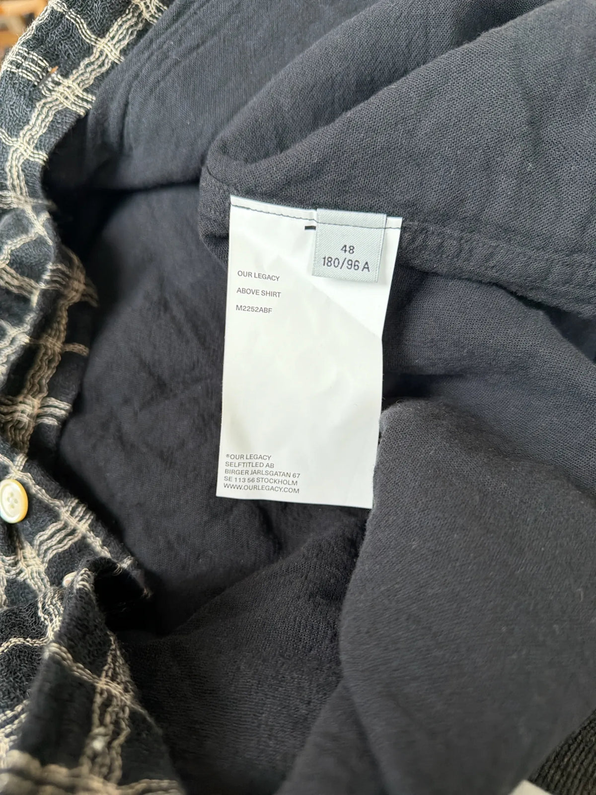 Our Legacy Above-skjorta NWOT