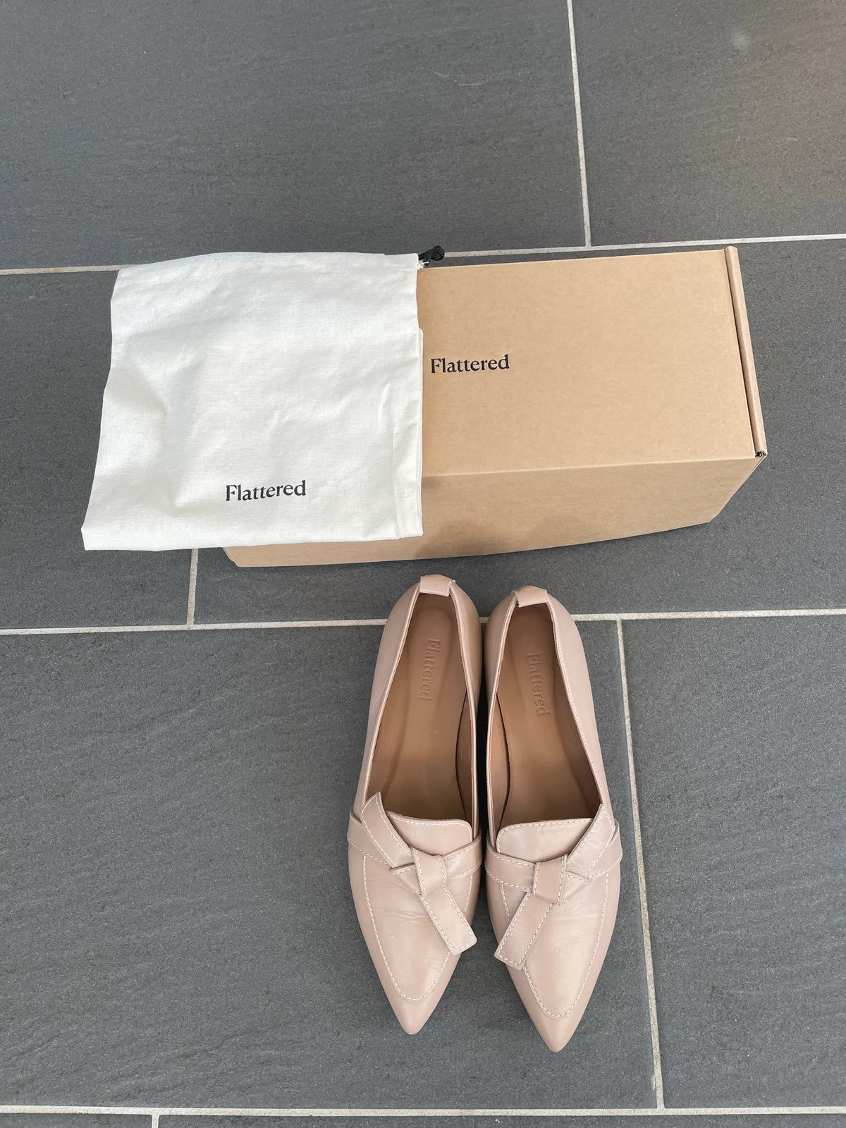Flattered-skinnballerinaskor NWT