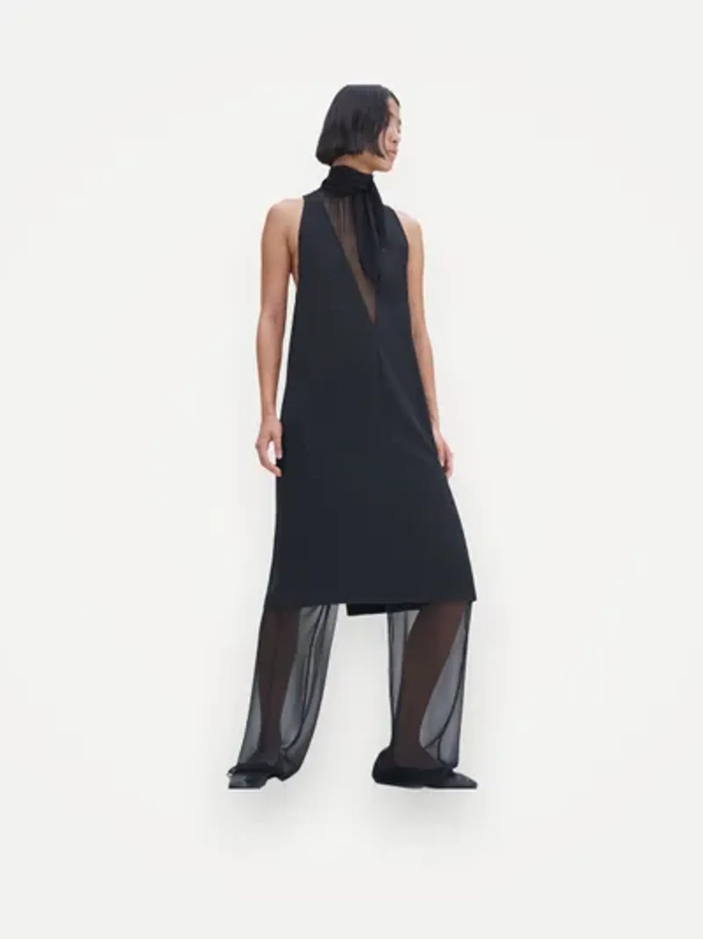 Filippa K Contrast V-klänning NWT