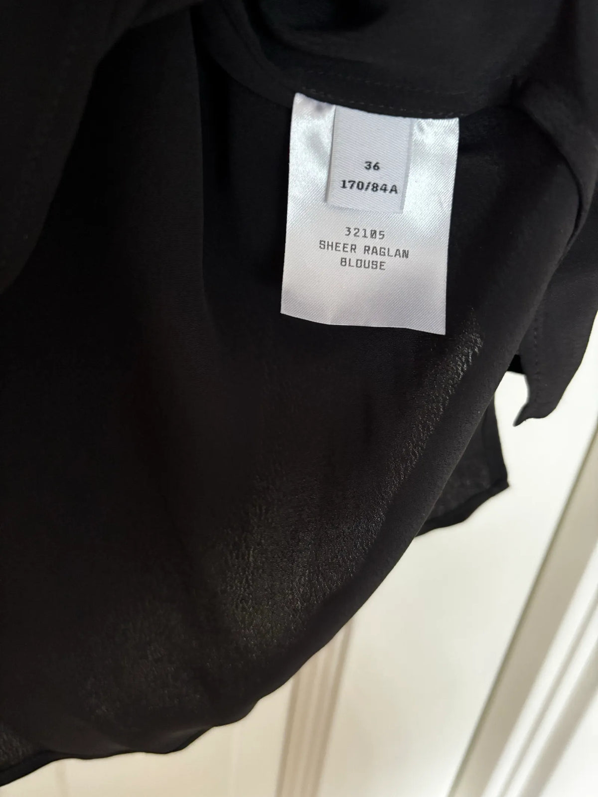 Filippa K Sheer Raglan Blouse