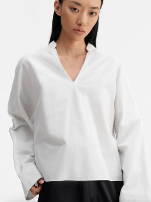 Ahlvar Gallery Nina V- Oxford White-blus