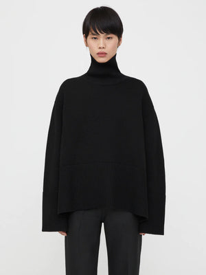 Toteme Wool Cotton Turtleneck Turtleneck