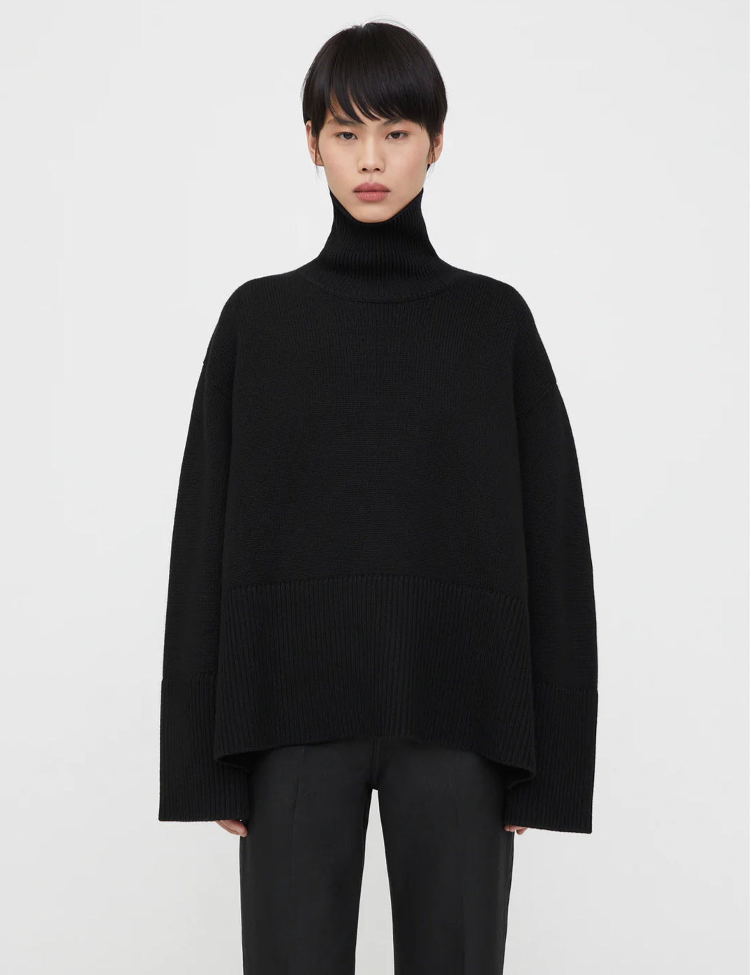 Toteme Wool Cotton Turtleneck Turtleneck