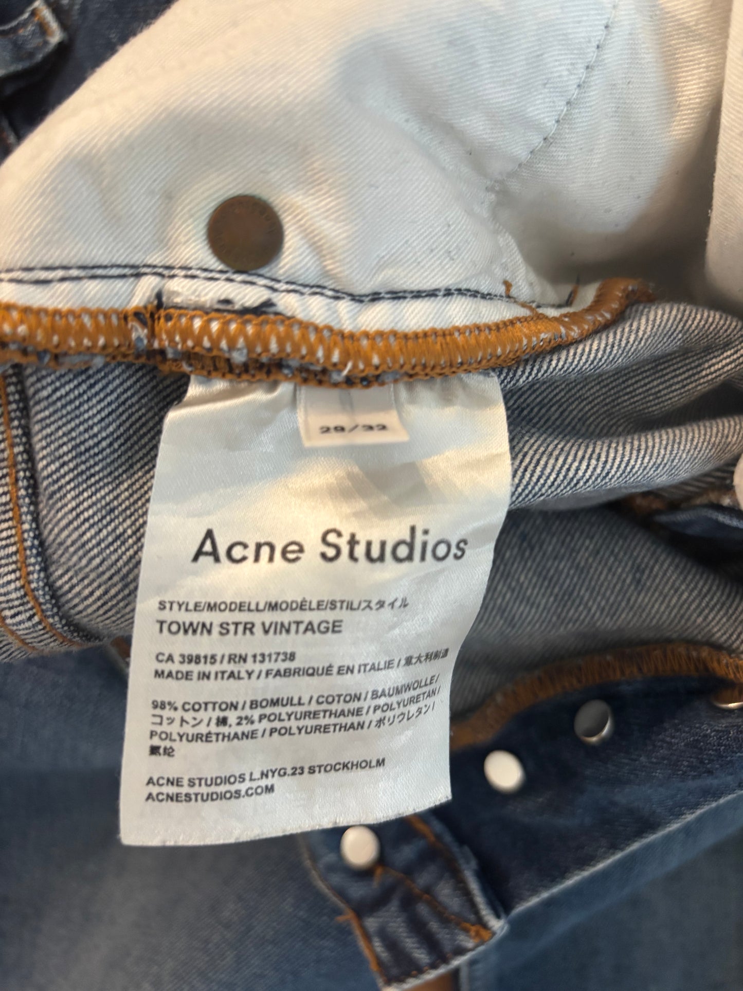 Acne Studios Town Str Vintage-jeans