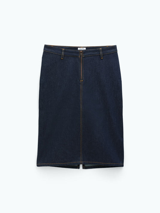 Filippa K Denim Midi Zip-kjol