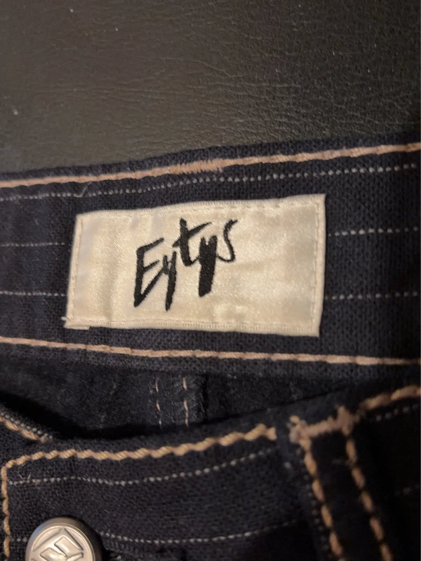Eytys Benz Pinstripe Midnight Trousers