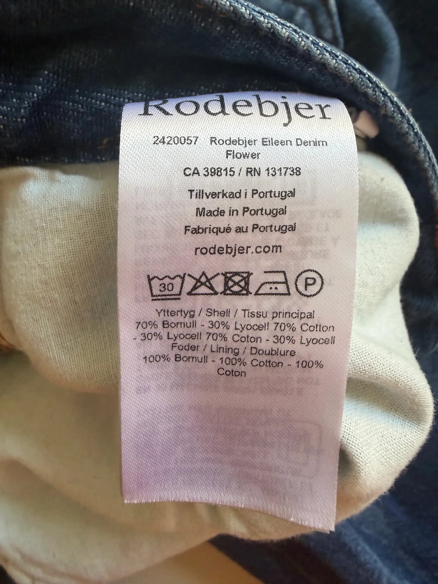 Rodebjer Eileen Print Workwear Jeans