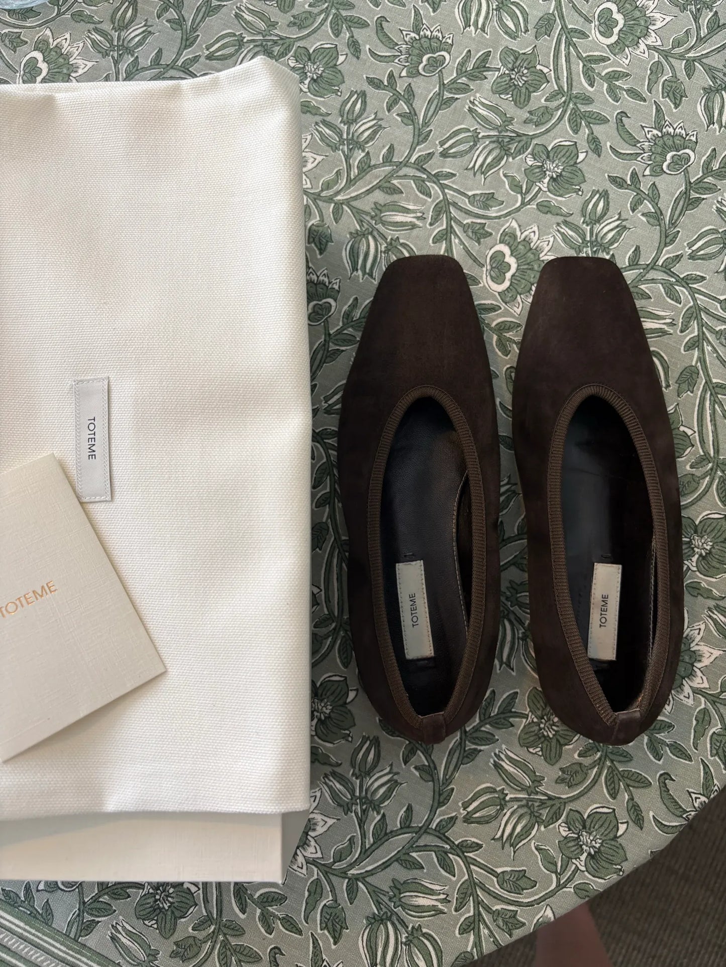 Toteme Minimalist Suede Ballerinas Ballet flats