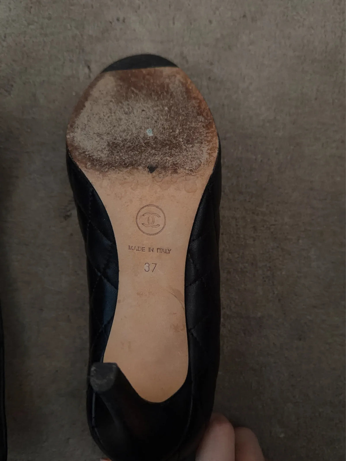 Chanel Quilted Cap Toe-klackar